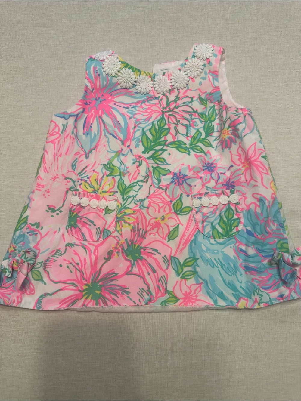 Baby Girl Lily Pulitzer Floral Dress 6-12 Months